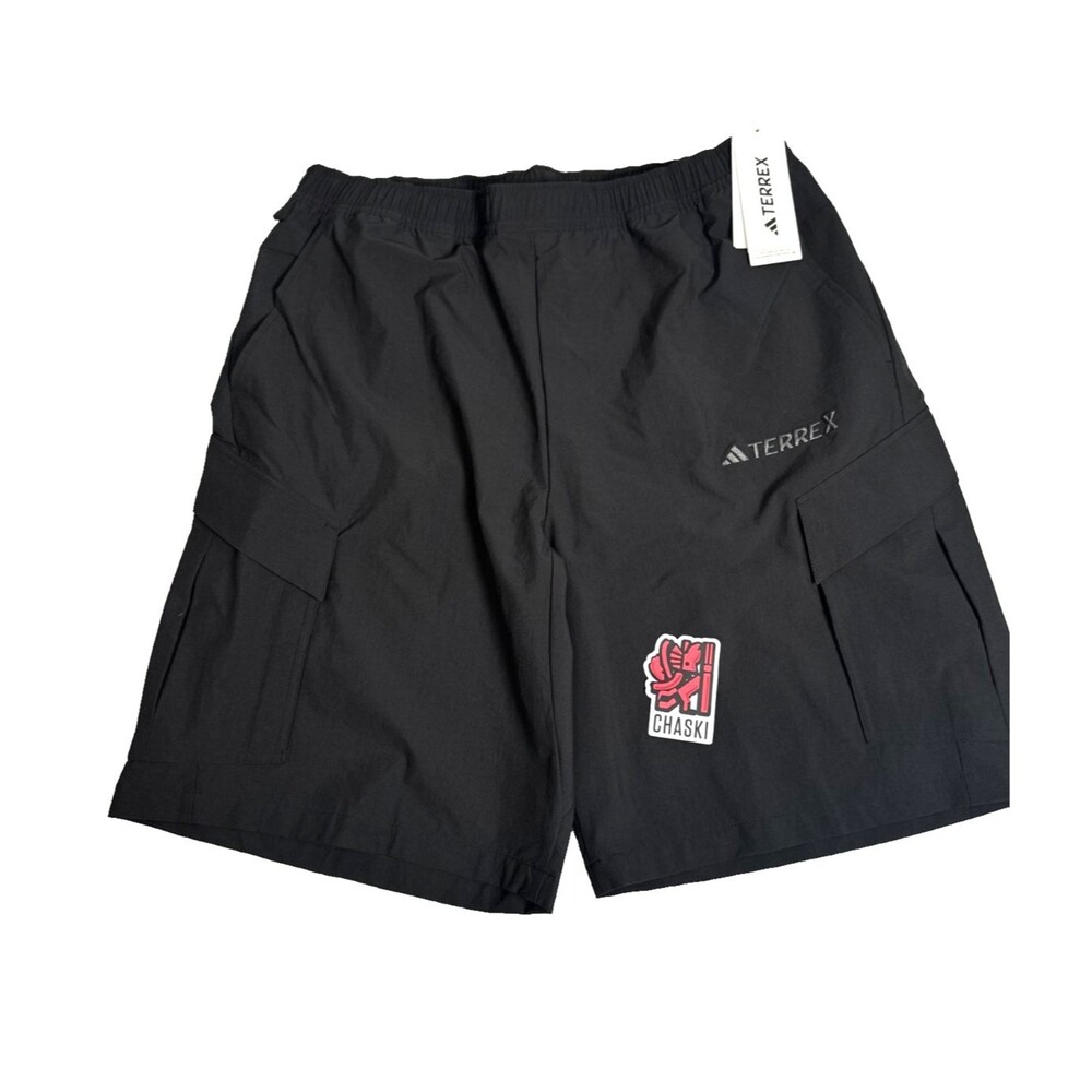 adidas Terrex Xploric Cargo Shorts Sportswear Hiking Black Men's Large JE9420